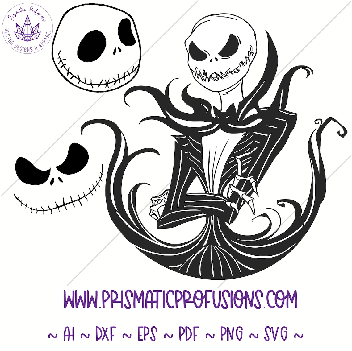 Jack Skellington, Jack Skellington SVG, Jack Skellington Clipart Jack ...