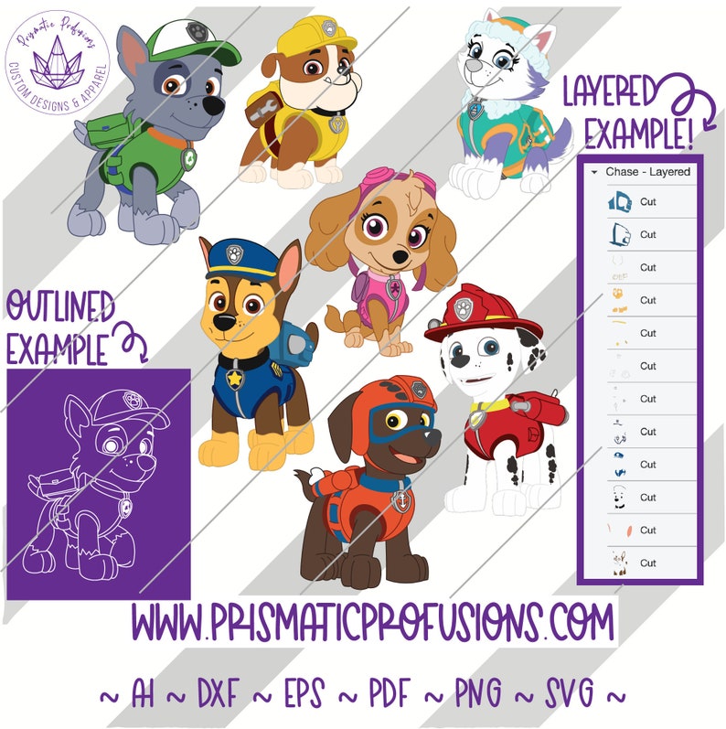 Download Paw Patrol Svg Paw Patrol Clipart Paw Patrol Cut File Paw Patrol Birthday Paw Patrol Paper Party Kids Clip Art Image Files Vadel Com