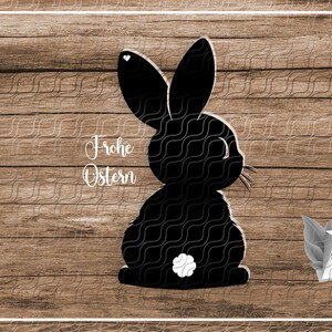 Easter Bunny Rabbit Easter Plotter File SVG PNG Eastern Rabbit