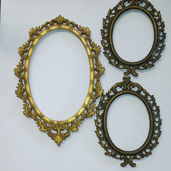 Oval Picture Frame Etsy