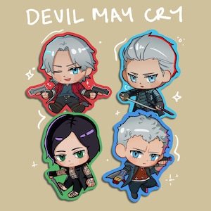 Devil May Cry 5 3&quot; Stickers Vergil, Dante, Nero, V