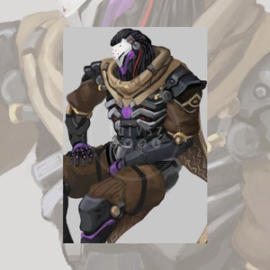 Overwatch RAMATTRA Mini Print 4x6 inch
