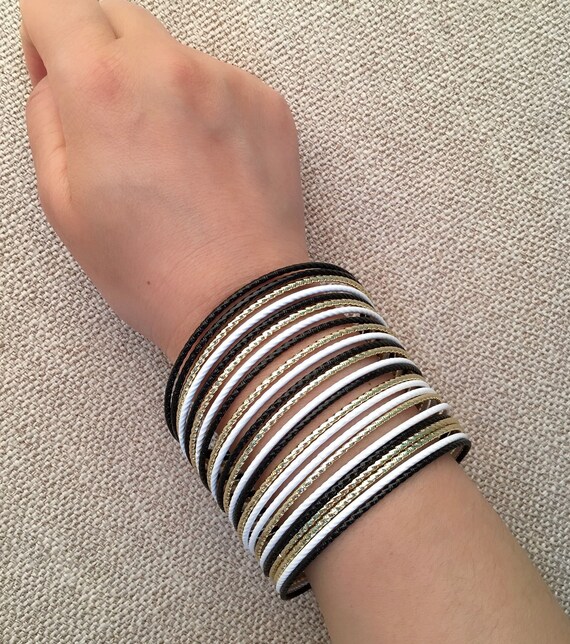 Metal bangle deals bracelets