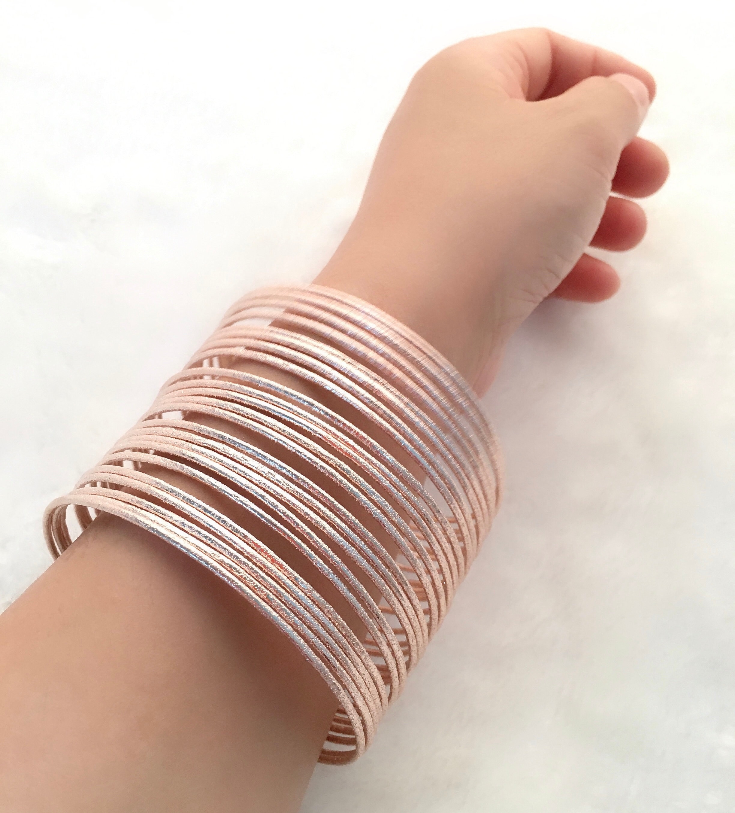 Spiral Metal Bangle Bracelets - Etsy