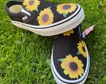 custom sunflower vans