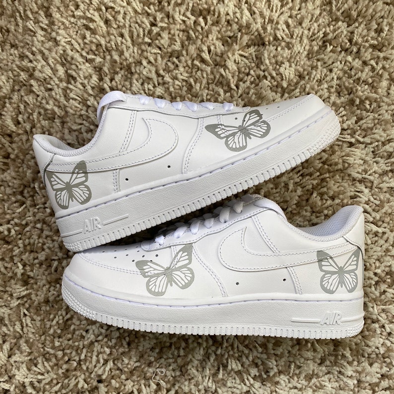 Reflective Monarch Butterfly Nike Air Force 1 FAST FREE | Etsy