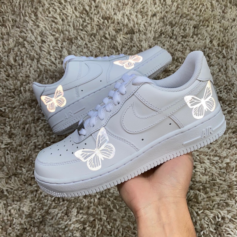 Reflective Monarch Butterfly Nike Air Force 1 FAST FREE | Etsy