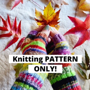 Everything November Mitts KNITTING PATTERN image 1