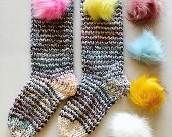 Hibernation Nation Socks knitting pattern. Digital Download ONLY.