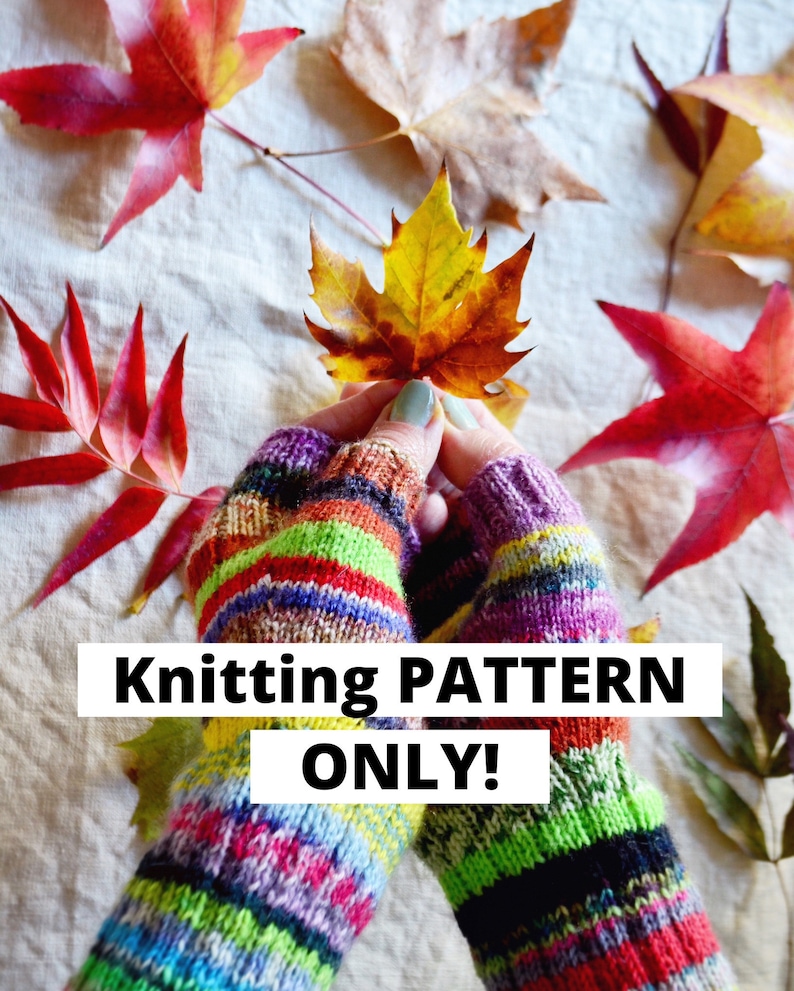 Everything November Mitts KNITTING PATTERN image 1