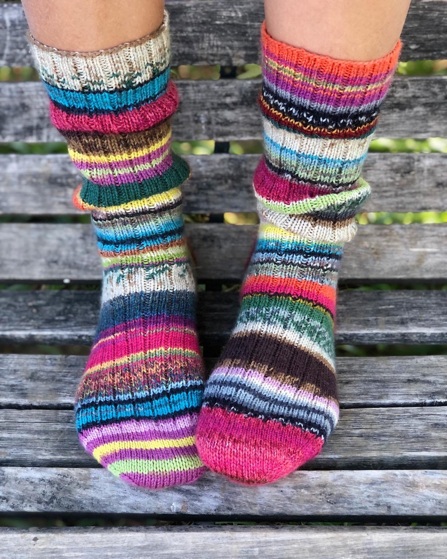 Scrappy Socks and How to Knit Them Instructions. Your Guide in - Etsy