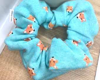 Fox Scrunchie, Gift for Teen, Stocking Stuffer