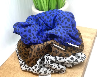 Leopard Scrunchies | Summer Scrunchies | Lightweight Scrunchies