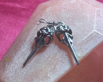 Pendientes con máscara de cuervo de médico de la peste, joyería gótica espeluznante hipoalergénica