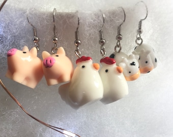 animal earrings
