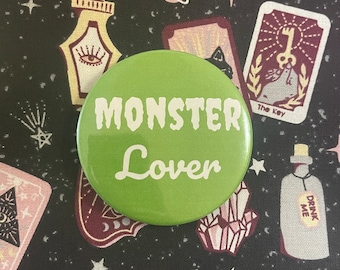 Monster Lover Button Badge Pin Fanfic