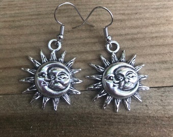 Sun and Moon Earrings