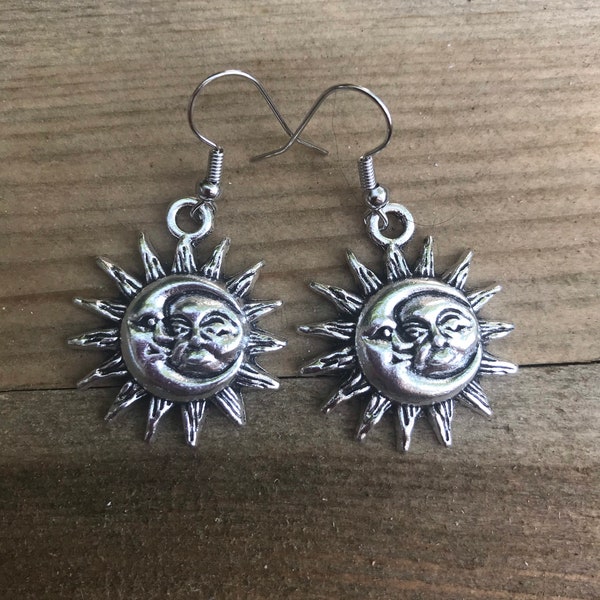 Sun and Moon Earrings