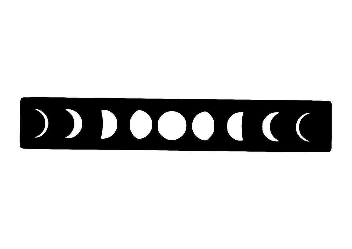 Moon Phases Reusable Washable Stencil | Etsy