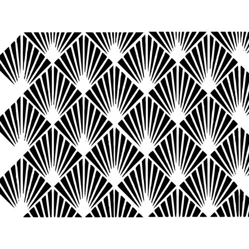 Art Deco Art Nouveau Stencil Reusable Wall Stencil Screen Etsy