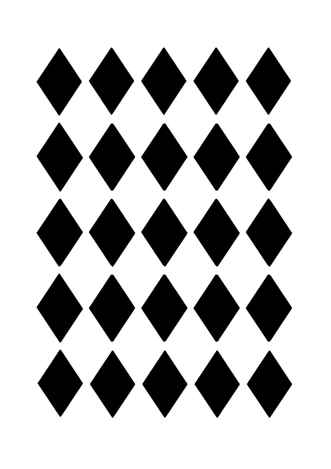 Harlequin Print Reusable Stencil - Etsy
