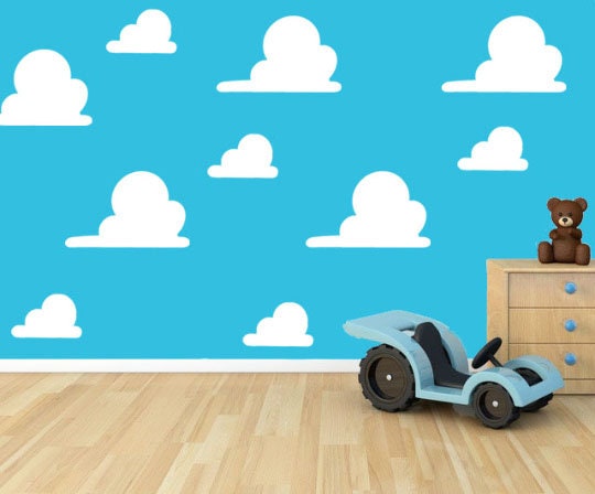 Toy Story Cloud Andys Room Reusable Stencil Washable - Etsy