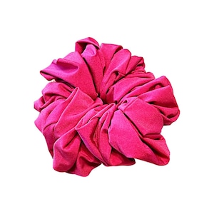 Barbara XXL Scrunchie Pink Oversized Hair Scrunchie Jumbo ponytail holder for women extra large fabric scrunchies hair accessories hair ties