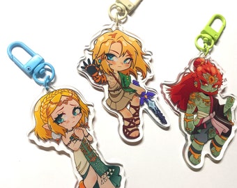 Tears of the Kingdom keychain | Zelda fanart