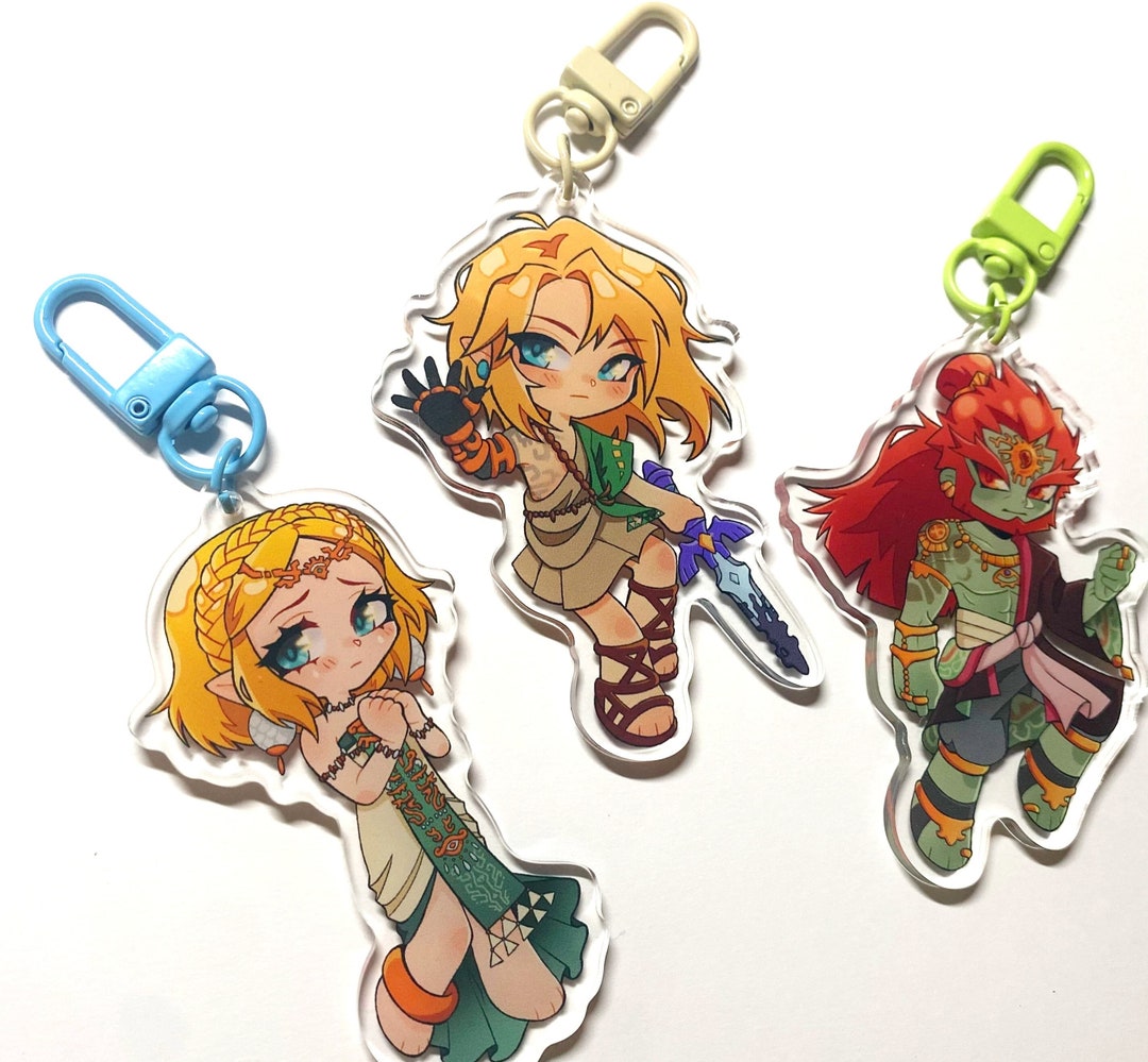 Tears of the Kingdom Keychain Zelda Fanart Etsy