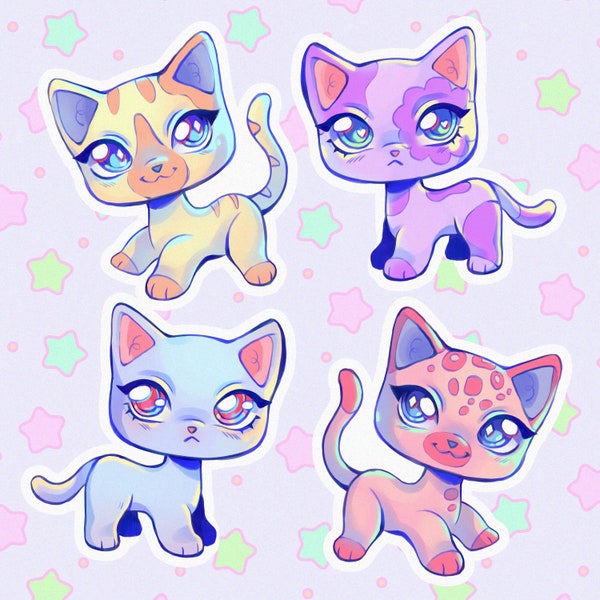 LPS Cats Print