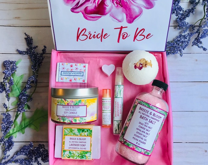 Bride to be Gift Set, Spa Gift Set for Bride, Spa gift box for Bride,Wedding Gifts, Bride Gifts,Pamper box for Bride,Bride to be gift basket