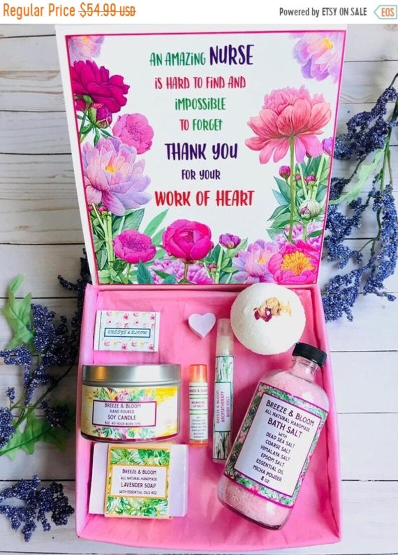 Nurse Gift Nurse Spa Gift Box Nurse Gifts for Woman Gift Etsy