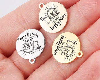BFS2375 With Oars Quantity Options Lake Life Stainless Steel Charms BFS2375 With Oars Quantity Options Lake Life Stainless Steel Charms
