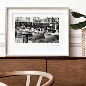 San Francisco Poster Fotografie - San Francisco Foto - Kalifornien Reisefotografie - Boot Druck - Nautischer Druck Dekor - Wandkunst Foto