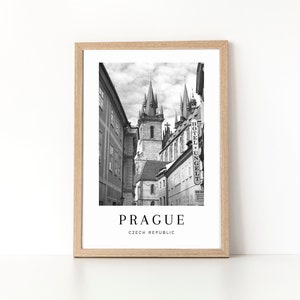 Prague Travel Poster Photo - Czech Republic Europe Travel Photography - Street Photography - Wall art photo - Travel print - Europe