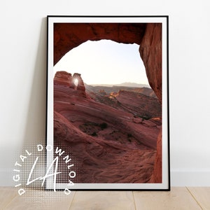 DIGITAL Arches National Park Print - Utah Photo - Arches Photo - Delicate Arch - Utah Landscape - Impresión fotográfica - Arte de la pared - Decoración de la pared