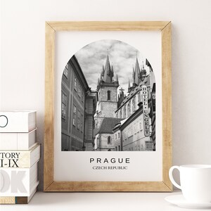 Prague Travel Poster Photo - Czech Republic Europe Travel Photography - Street Photography - Wall art photo - Travel print - Europe