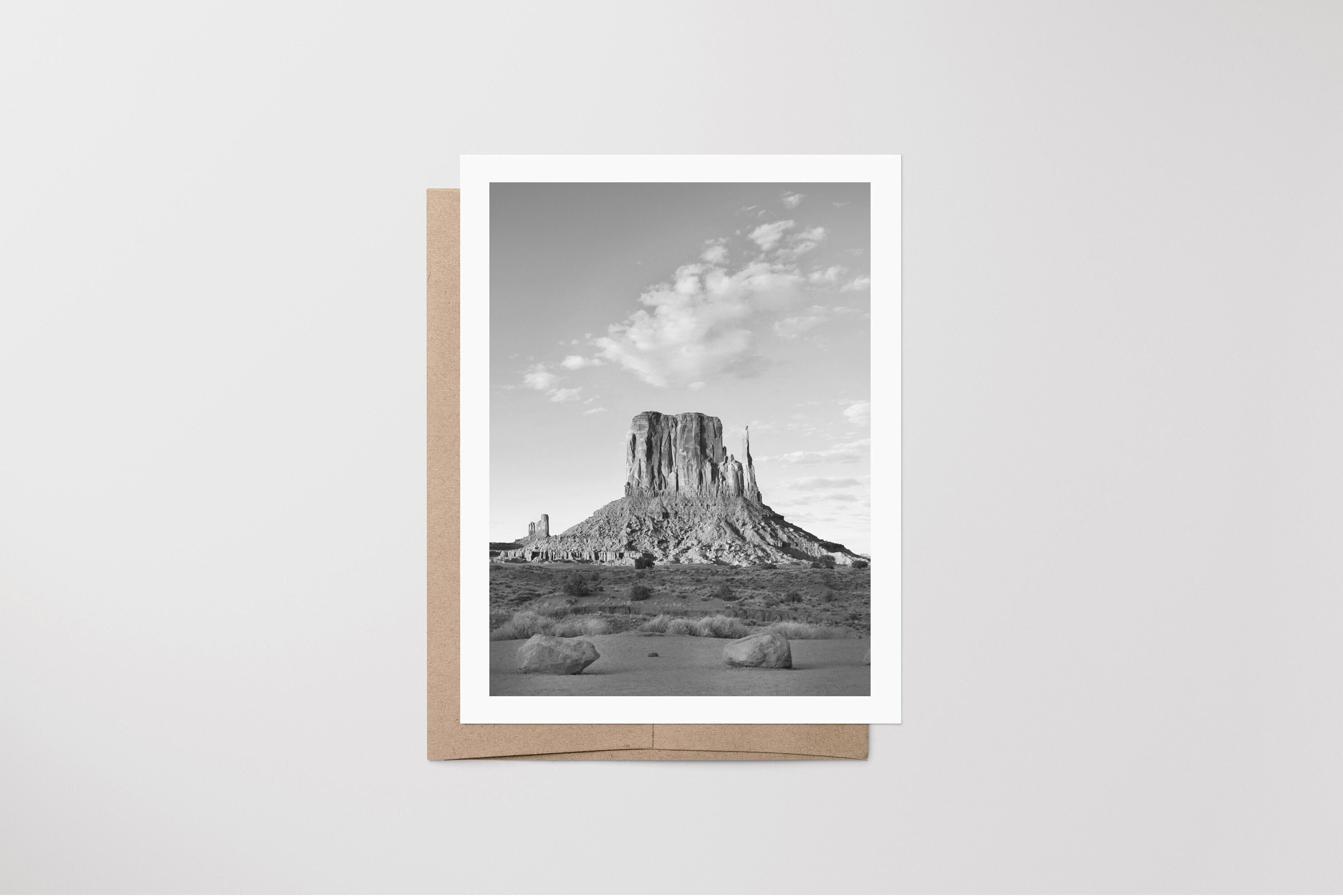 Monument Valley Postcard 4x6 - West Mitten - National Park postcard - Travel postcard - Landscape print - Wall art - Arizona postcard