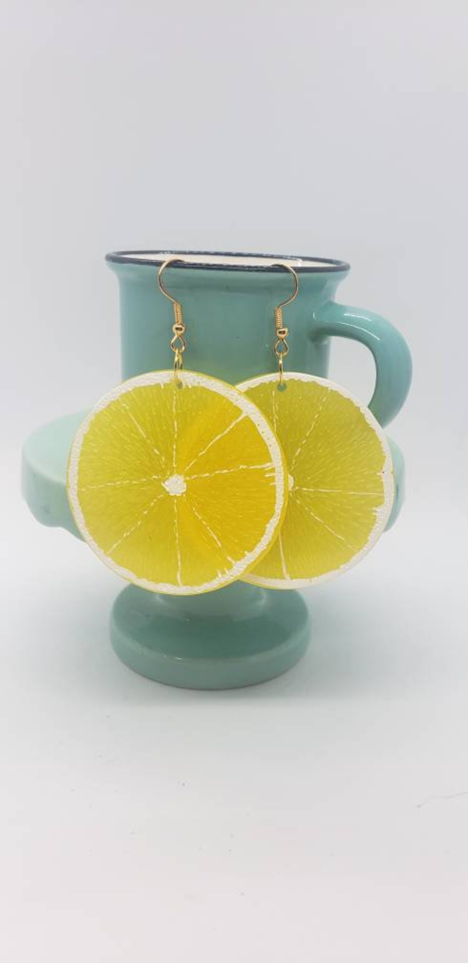 Lemon Slice Earrings NEW Etsy