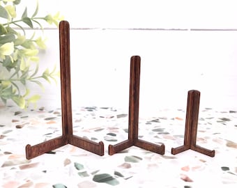Universal Sign Stand for Miniature Signs | Tiered Tray Décor | Handmade in U.S.A.