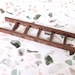 Miniature Wooden Ladder | Farmhouse Style| Tiered Tray Décor | Handmade in U.S.A. | Multiple Size Options image 2