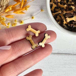 Extra Tiny Wood Bones Cut Outs | DIY Crafts | Tiered Tray Décor | Handmade in U.S.A. - 2 Tablespoons