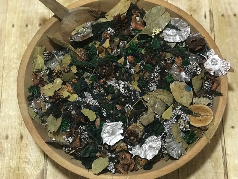 Scented Potpourri Mix Balsam Pine Homemade Etsy