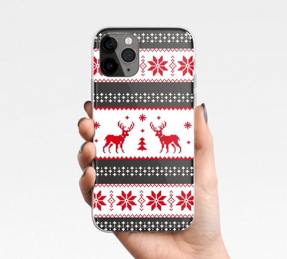 Buy Christmas Nordic Pattern Phone Case for iPhone 15 14 Pro Max