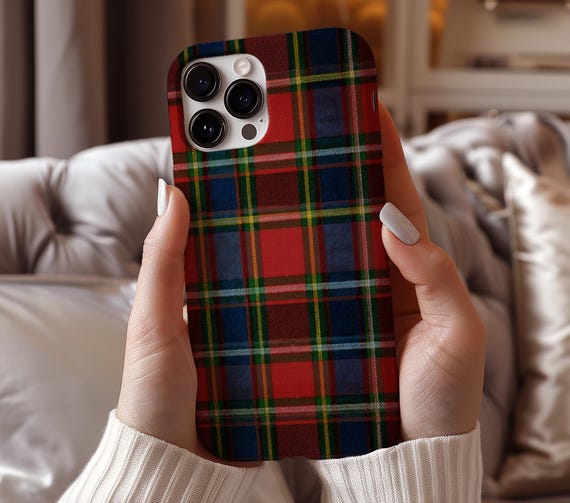 美品 CASETiFY iPhone16e ケース Holiday Tartan Tartan Pattern Phone Case iPhone 17e 17 16e 16 15 14 13 12 Magsafe