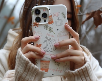 Autumn Mix Phone Case for iPhone 17 16e 16 15 14 13 12 11 Samsung Galaxy S25 S24 S23 S22 S21 S20 halloween, autumn latte, fall MagSafe gift