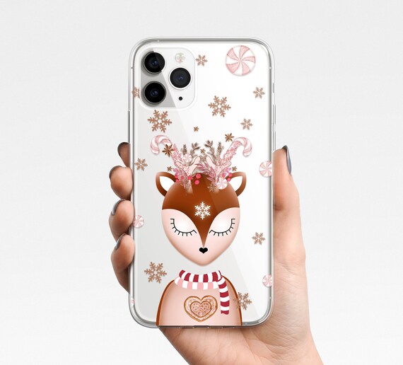 Custodia In Pelle Con Testa Di Cervo Con Cordino A Tracolla Per IPhone - Foto 13