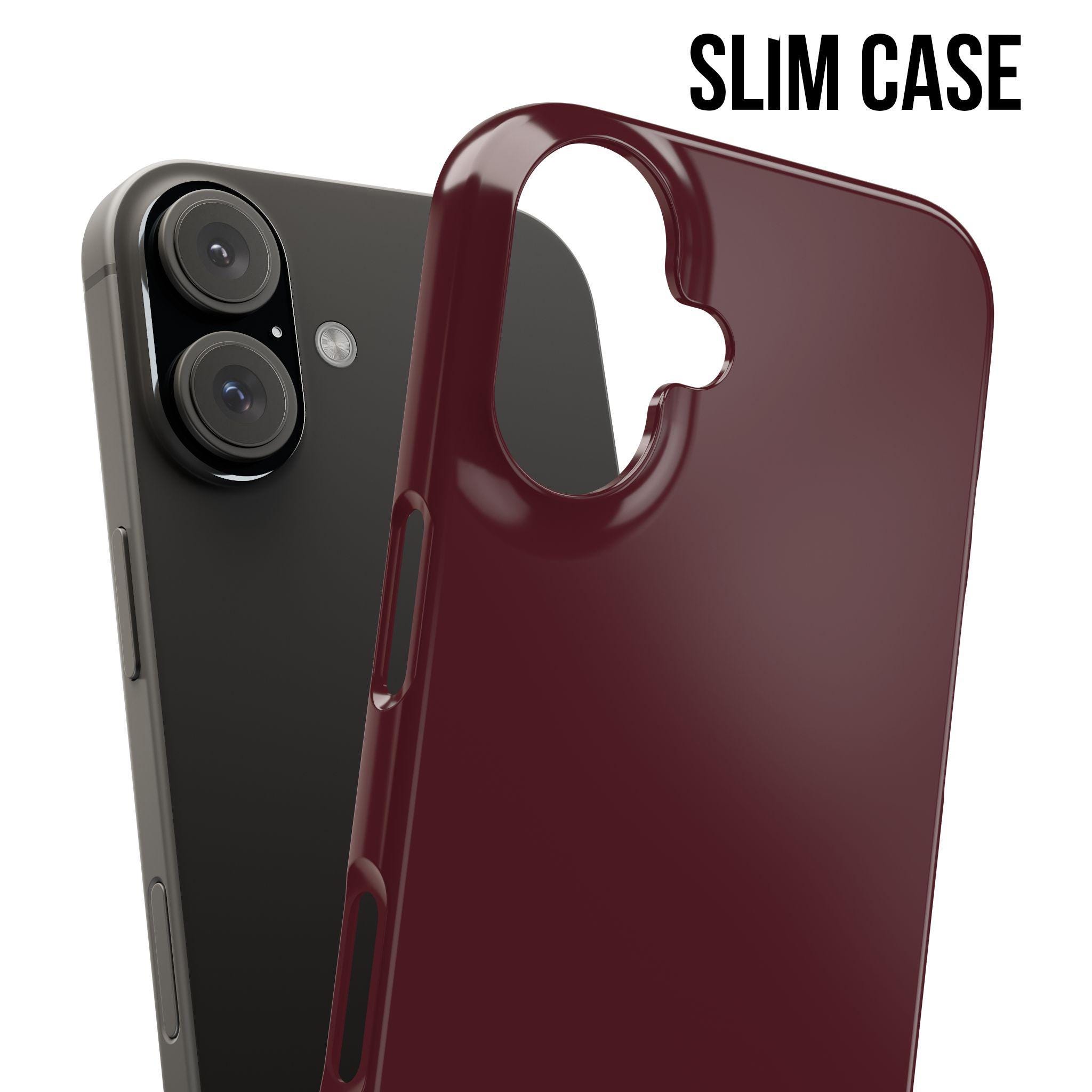 バーガンディ スマホケース iPhone 17e 17 16e 16 15 14 13 12 11