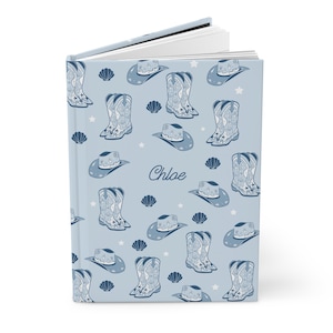 Custom Name Sea Finds Beach Aesthetic Journal Notebook Gift for Her Fall Decor Notebook Ribbon Notebook Journal Sketch Book Shell  Coastal