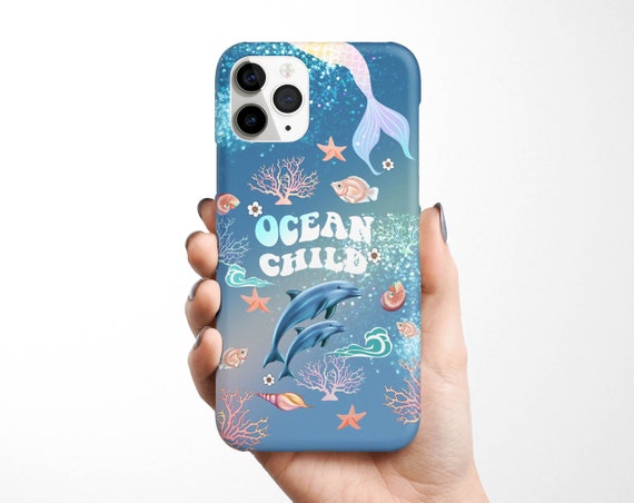 Ocean Child Quote Beach Dolphin Phone Case iPhone 17e 17 16e 16 15